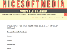 Tablet Screenshot of nicesoftmedia.com